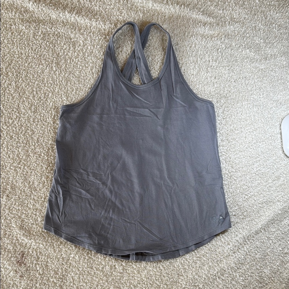 Under Armour Gray Performance Tank Top Racerback